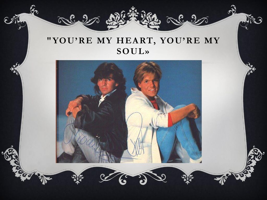 Modern talking you re my heart you re my soul Modern talking you re my heart you re my soul necklace pendant